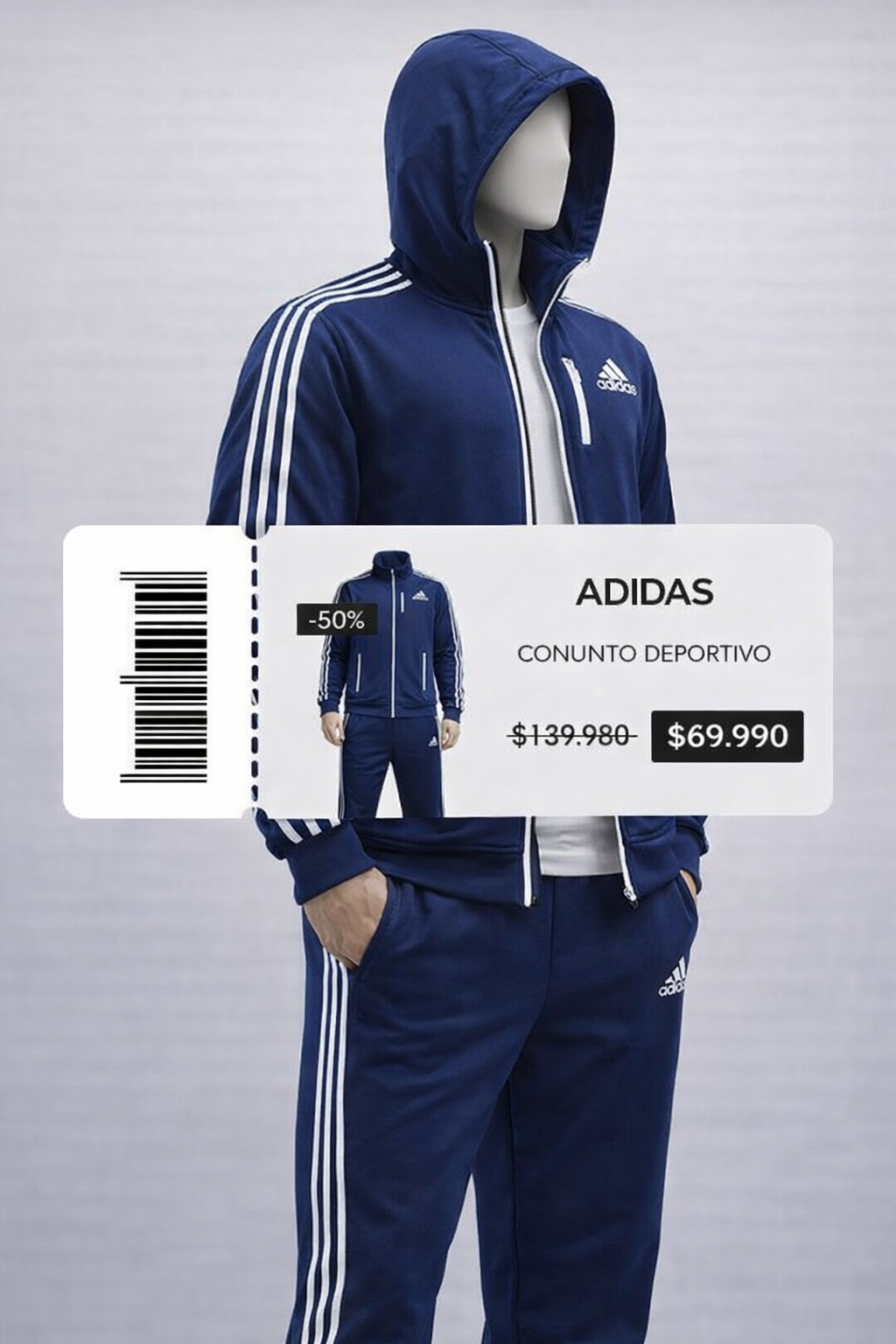 Detalles y costuras del conjunto